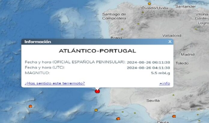 El Teléfono 112 gestiona más de 15 llamadas por un terremoto de 5,5 en Portugal