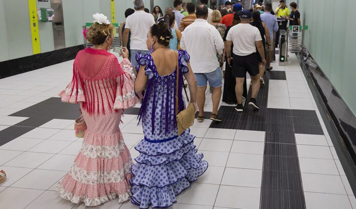 Metro de Málaga cosecha un nuevo récord en Feria con 377.769 viajeros transportados, un 12% más