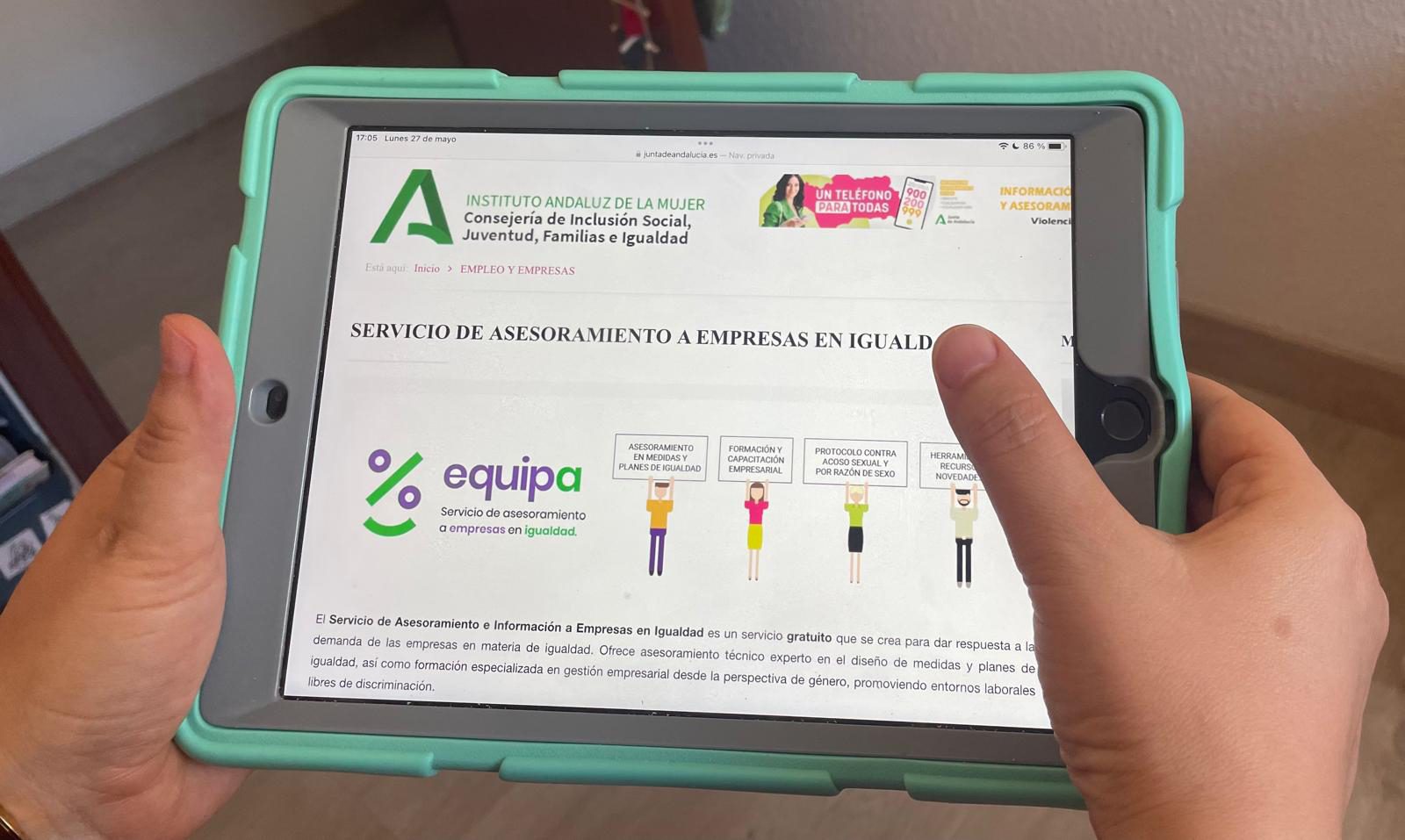 El porcentaje de empresas que solicita asesoramiento a la Junta para fomentar la igualdad crece un 53%