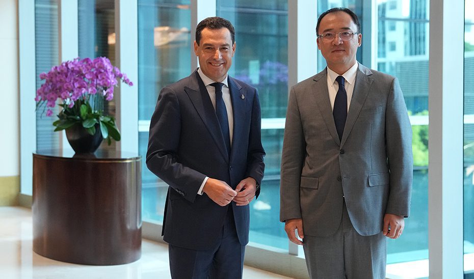 Moreno cierra la misión comercial a China con dos nuevos acuerdos de inversión en Andalucía