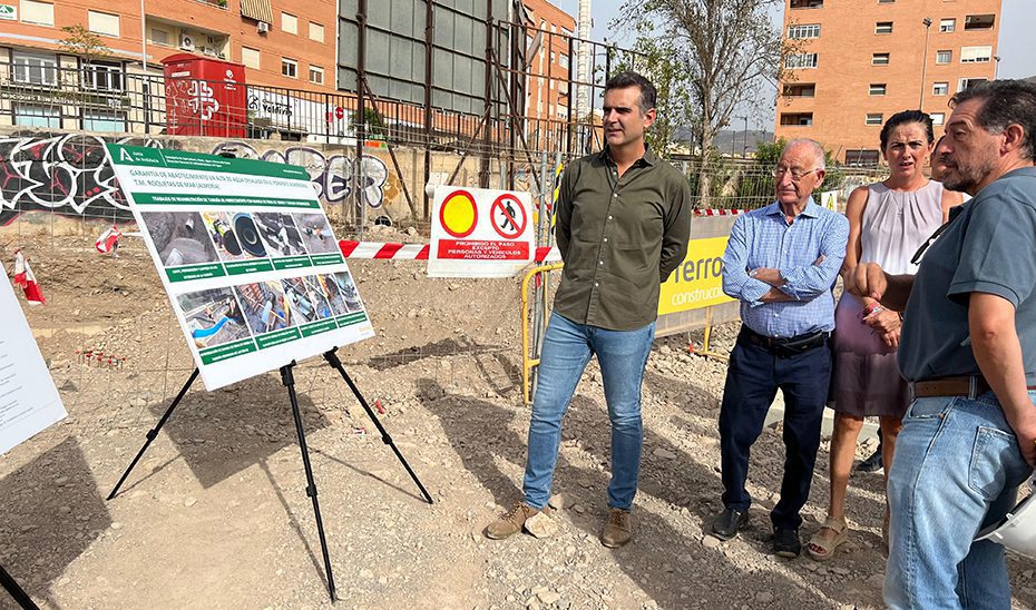 Las obras de conexión de agua desalada para Roquetas de Mar y el Poniente almeriense, al 65% de ejecución