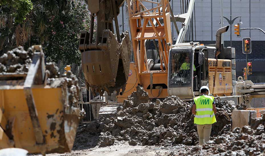La Junta recibe 15 ofertas para la obra del segundo tramo de la prolongación del Metro de Málaga