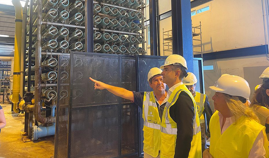 Concluye la primera fase de la ampliación de la desaladora de Marbella, que triplicará su producción