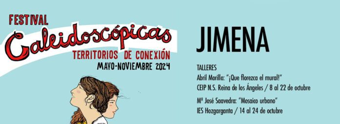 Las artes plásticas centran el trabajo del Festival Caleidoscópicas de la Diputación en la localidad de Jimena