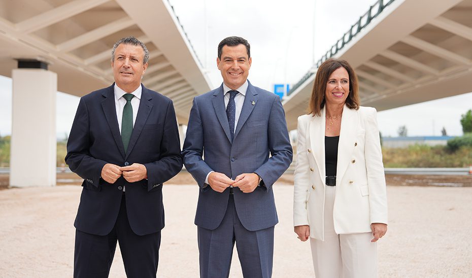 Moreno destaca la apuesta por las infraestructuras de transporte que dinamicen el tejido productivo andaluz