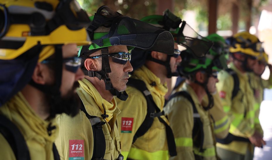 El Infoca actuó en 613 incendios en el periodo de alto riesgo, 118 menos que la media del decenio