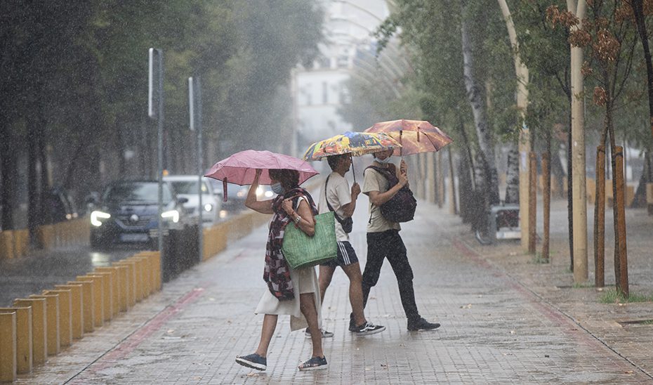 Previsto el aviso naranja por lluvias en varias comarcas de la provincia de Almería