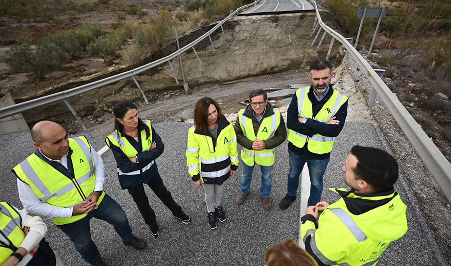 La Junta habilitará un desvío provisional al tráfico tras los daños de la DANA en la variante de Serón