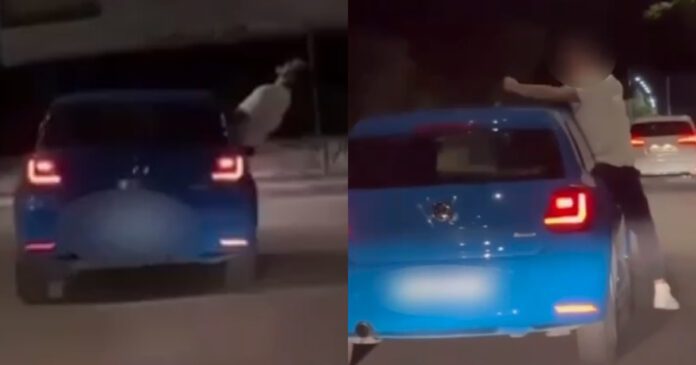 Imágenes del conductor temerario y su acompañante difundidas por la Guardia Civil