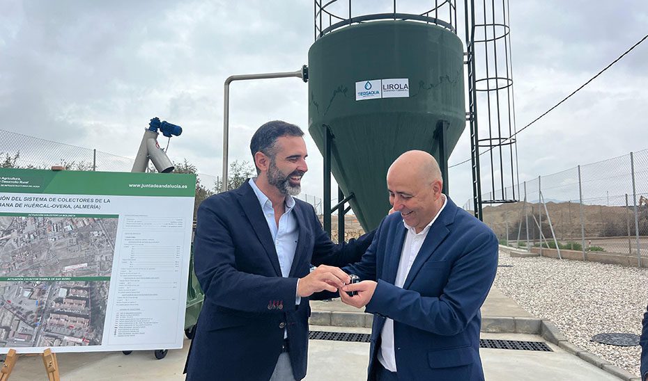 La Junta concluye en Huércal-Overa la obra que asegura una adecuada gestión de aguas residuales