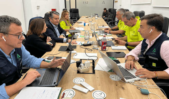 Desalojadas de forma preventiva más de mil viviendas y casi 3.000 personas en Málaga