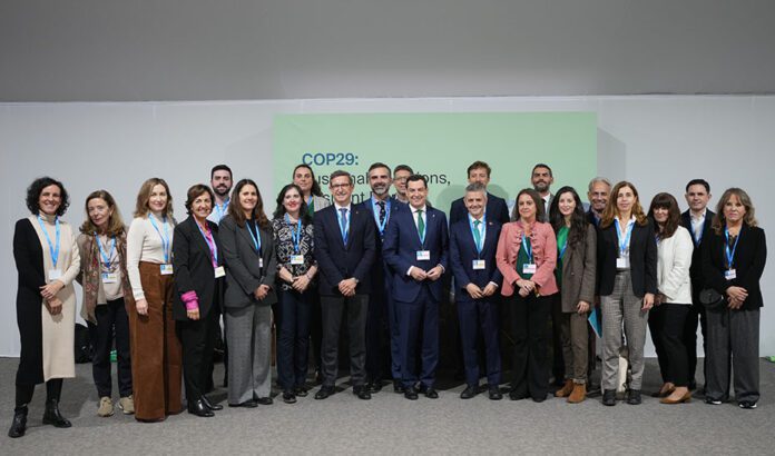 Moreno presenta en la COP29 la primera Estrategia de Aguas Regeneradas que convertirá a Andalucía en la comunidad que más agua depure de toda España