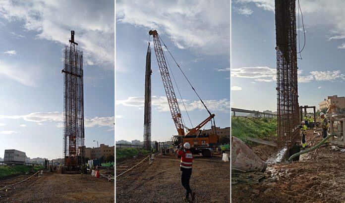 La Junta coloca las primeras pantallas del túnel de la Línea 3 Norte del Metro de Sevilla en Pino Montano