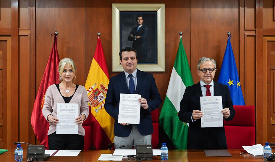 Junta, Diputación y Ayuntamiento de Córdoba reafirman su compromiso con la exhumación de las fosas de los cementerios de La Salud y San Rafael