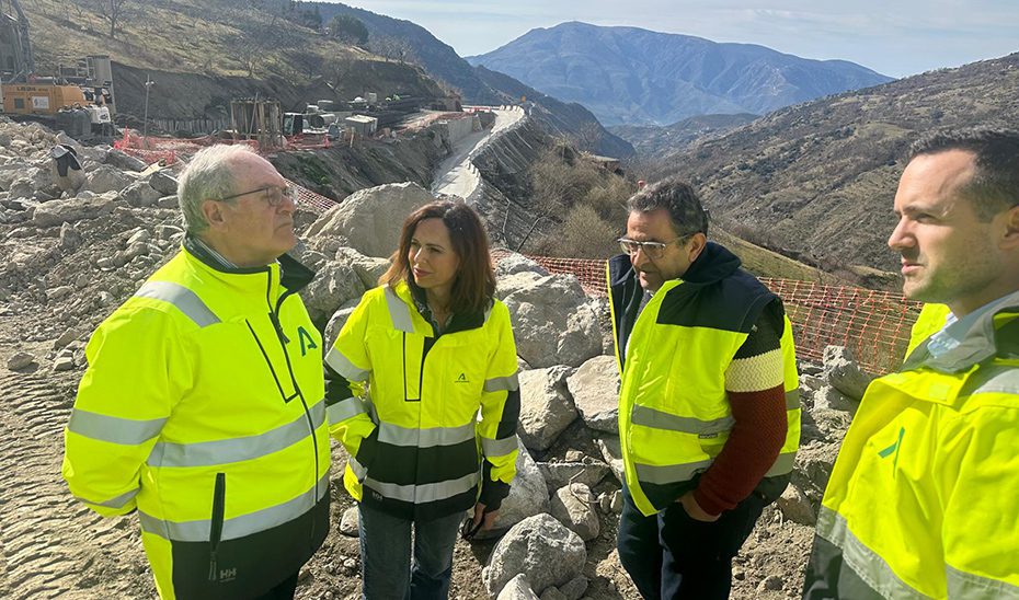 La Junta avanza en la reparación de la carretera de acceso a Capileira, que supera el 80% de ejecución