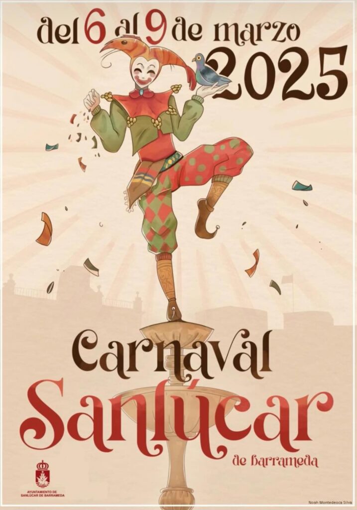 La obra de un alumno del IES Francisco Pacheco anuncia el Carnaval de Sanlúcar 2025