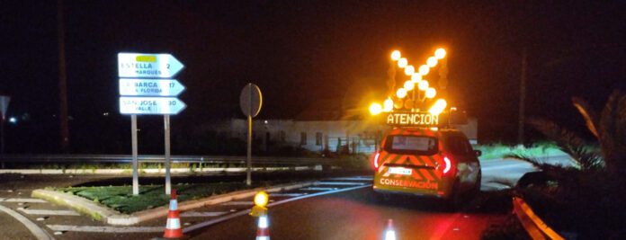 Dos tramos de las carreteras de Las Mesas y La Ina, en Jerez, se mantienen cerrados al tráfico