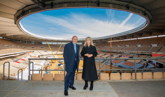 El Estadio La Cartuja encara la recta final de las obras con vistas a la Copa del Rey de Fútbol