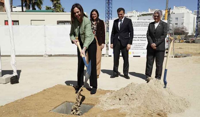 Arranca la construcción de 53 viviendas públicas en alquiler social en la Avenida Marconi de Cádiz