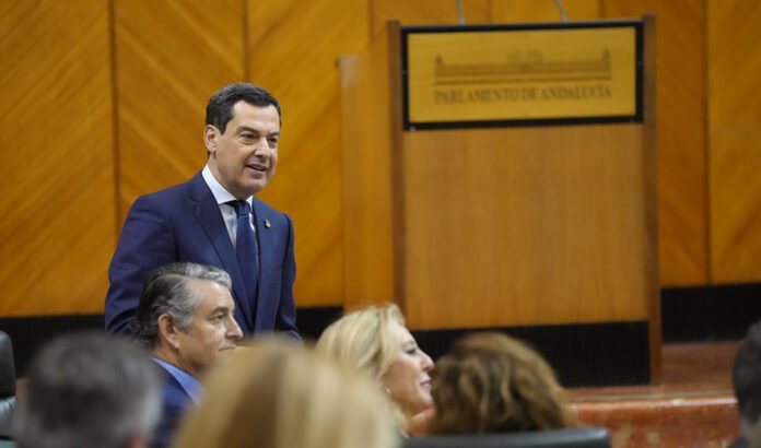 Moreno destaca el apoyo a los sectores económicos y el impulso a proyectos estratégicos para Andalucía