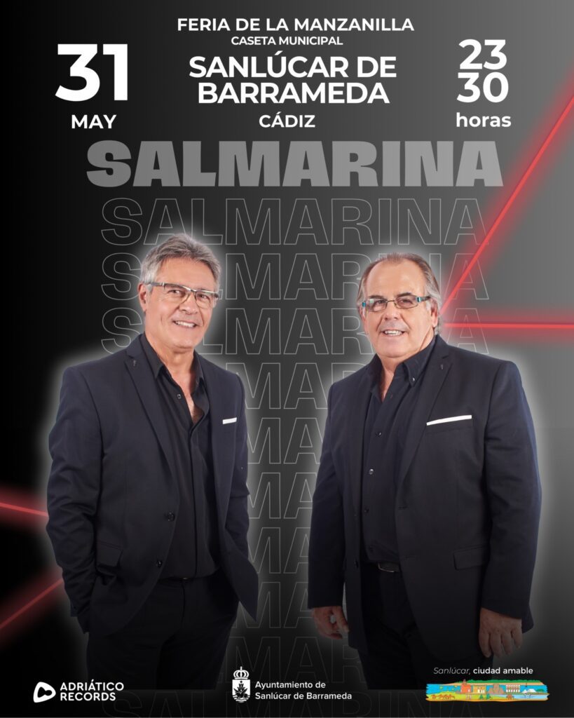 Salmarina actuará este sábado en la Caseta Municipal de la Feria de la Manzanilla