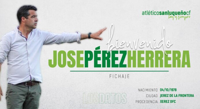 Jose Pérez Herrera nuevo entrenador del Atlético Sanluqueño CF