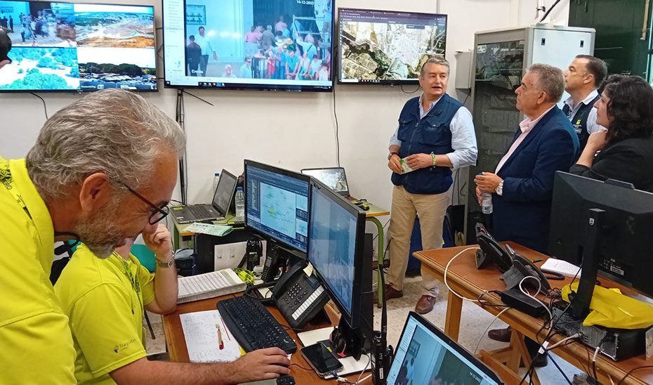 El Plan Aldea dispone todos los recursos para los días de mayor concentración en El Rocío