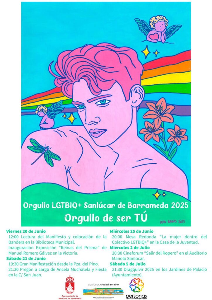 Sanlúcar celebra el Orgullo LGTBIQ+ 2025 con un amplio programa de actividades y actuaciones