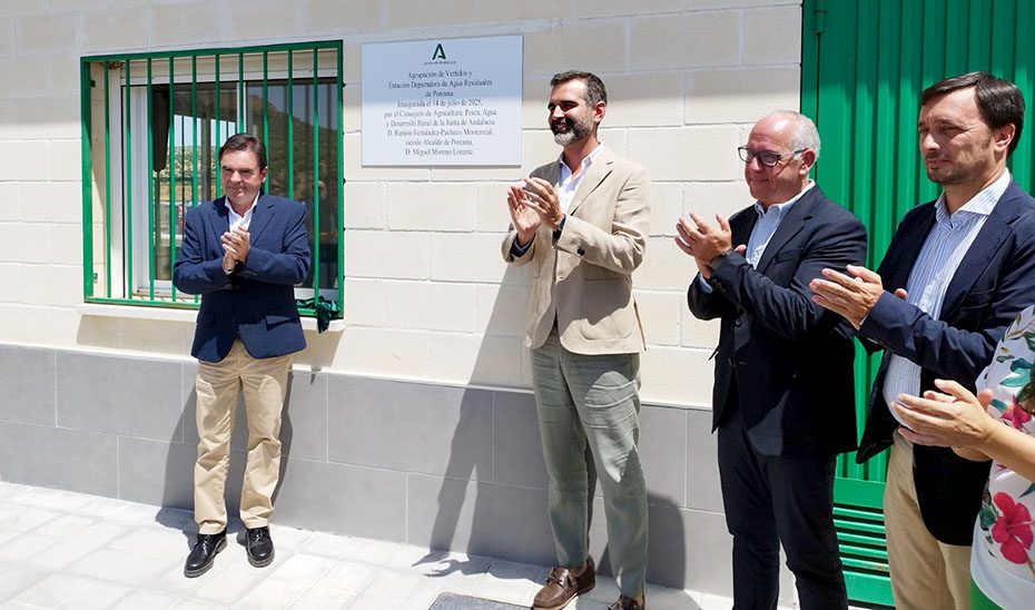 La Junta inaugura la estación depuradora de Porcuna, en Jaén, con una inversión de 6,6 millones