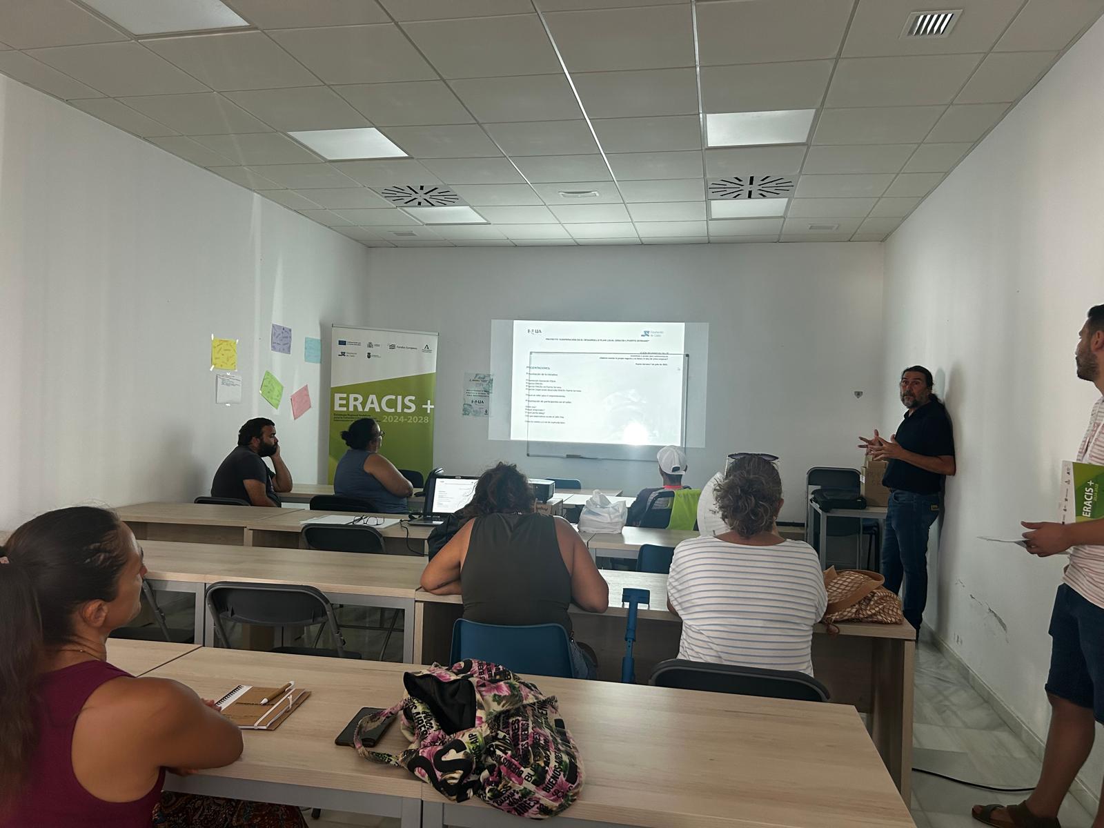 Celebrado en Puerto Serrano un taller para incentivar el emprendimiento organizado por la Diputación