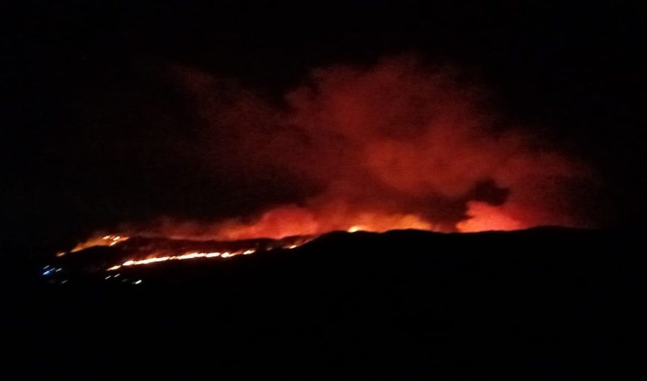 La Junta eleva el Plan Infoca a fase de emergencia situación operativa 1 por un incendio forestal en Lubrín