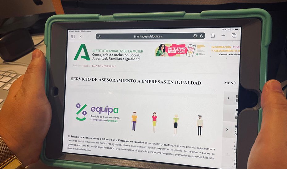 Un total de 127 empresas piden asesoramiento a la Junta para impulsar medidas y planes de igualdad
