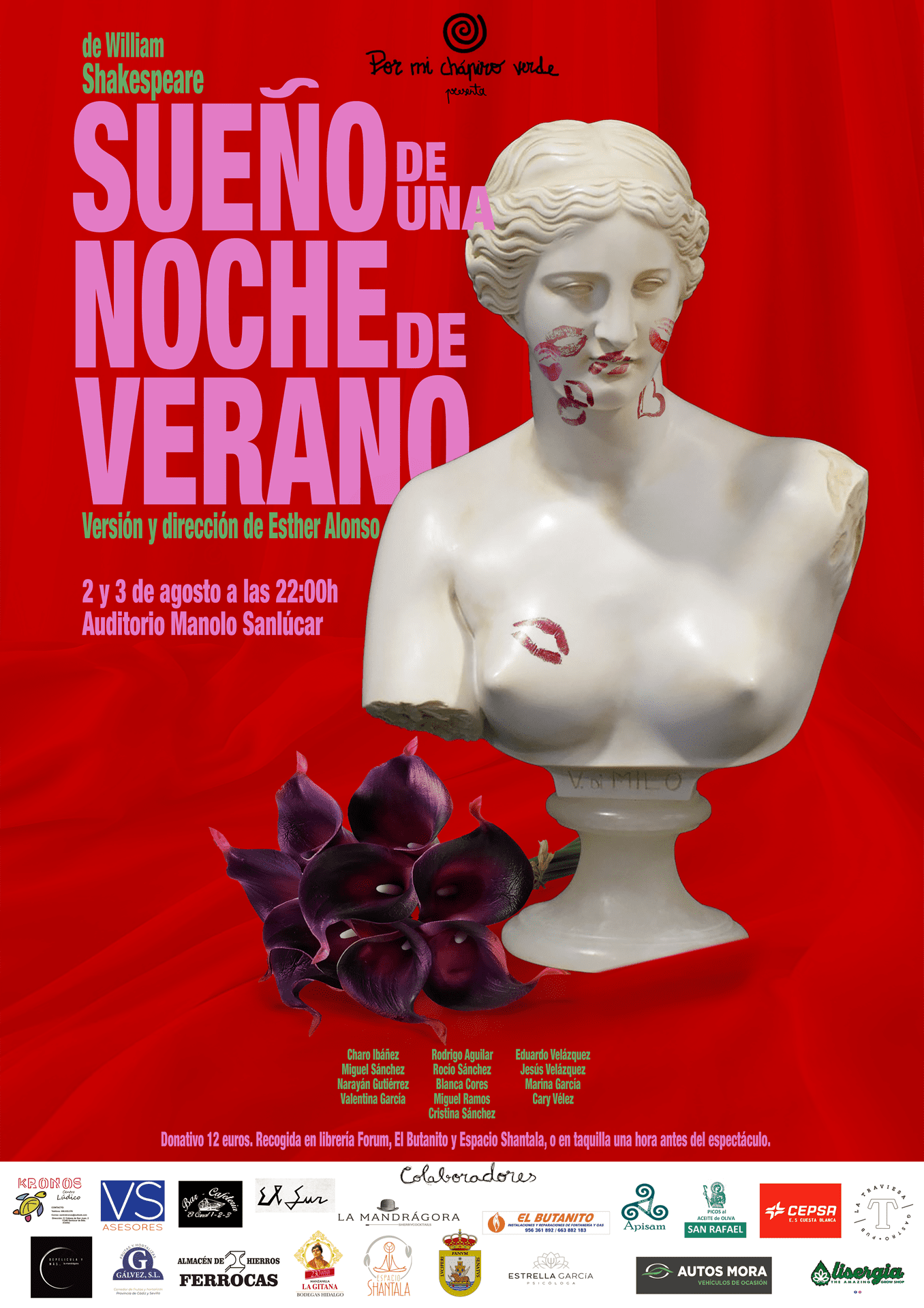 EL AUDITORIO MUNICIPAL ‘MANOLO SANLÚCAR’ SE LLENARÁ DE LA MAGIA DE SHAKESPEARE CON ‘SUEÑO DE UNA NOCHE DE VERANO’