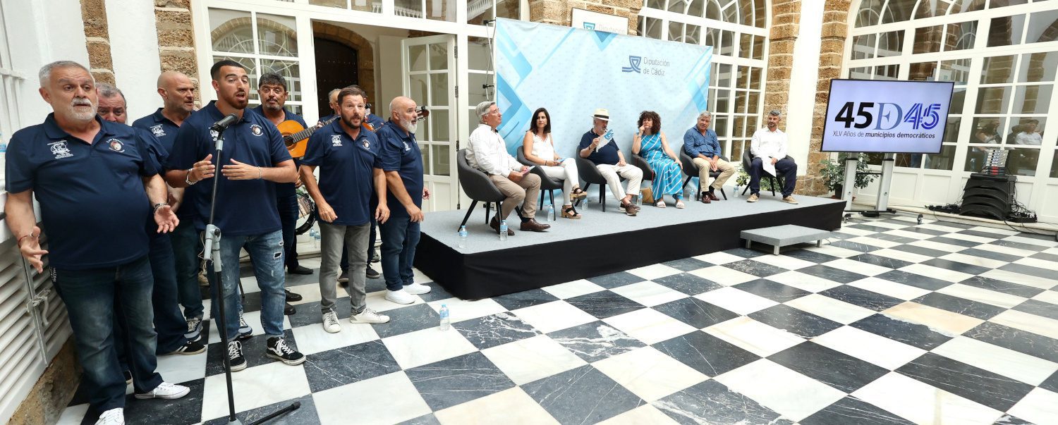 Diputación se abre a ‘La democracia cantada’, en el marco del programa ’45 años de ayuntamientos democráticos’