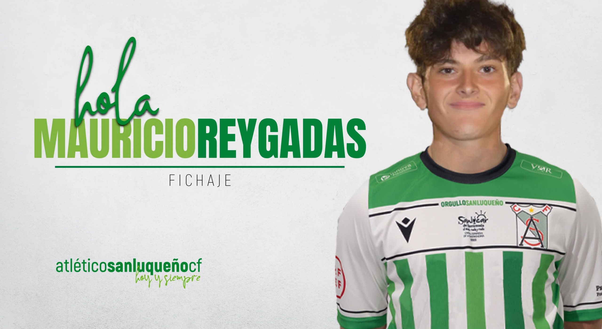 Mauricio Reygadas, nuevo jugador del Atlético Sanluqueño CF
