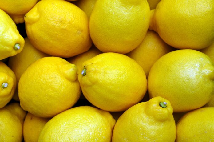 lemons, fruits, food