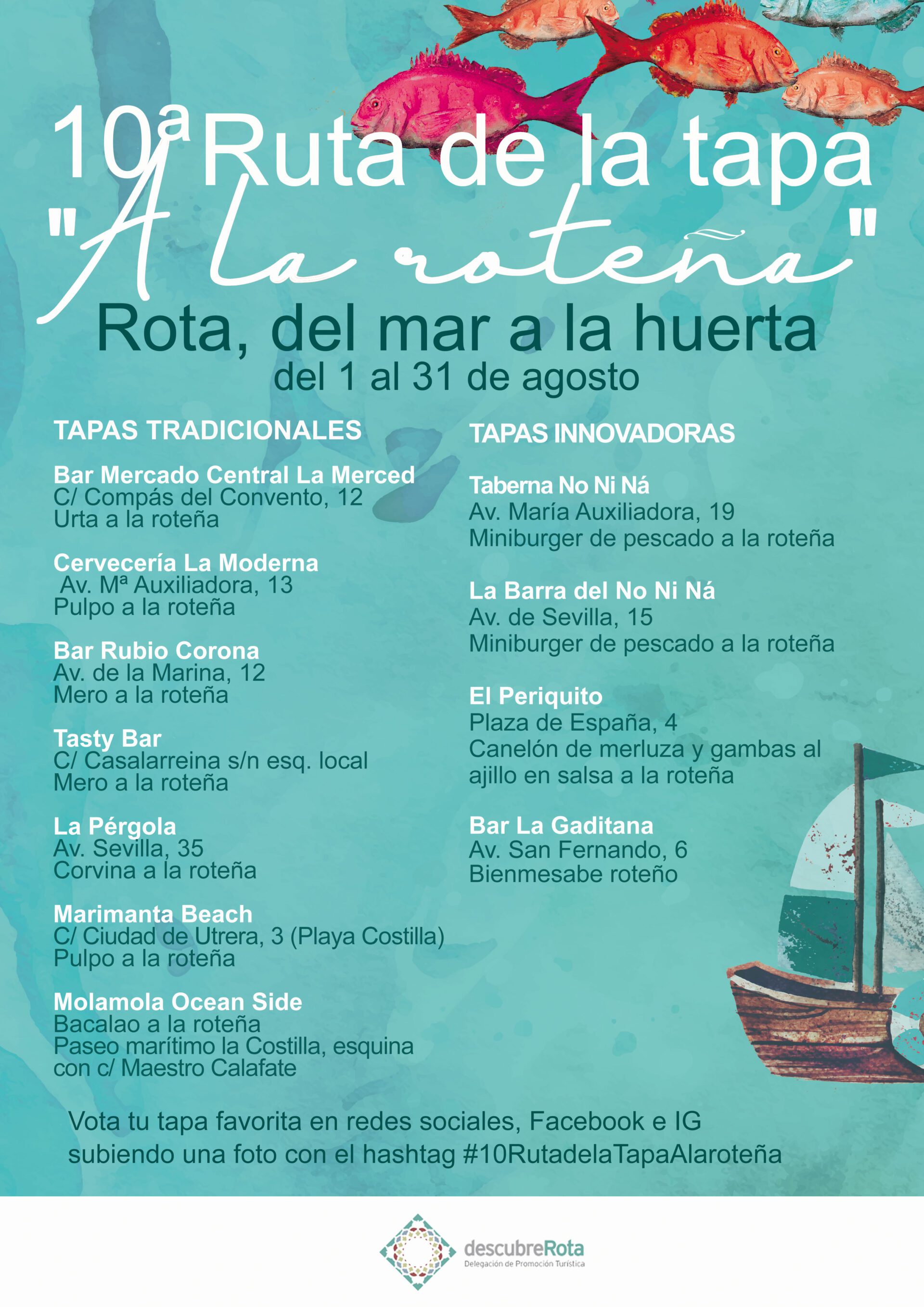 La X ‘Ruta de la tapa a la roteña’ comienza este jueves con más de una decena de bares y restaurantes