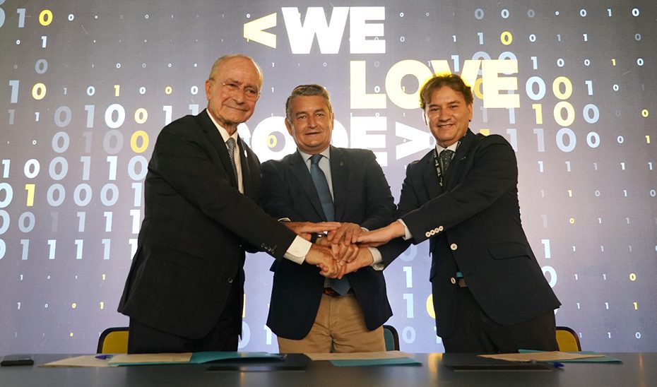 La Junta renueva por dos años su aportación al proyecto 42 Málaga Fundación Telefónica