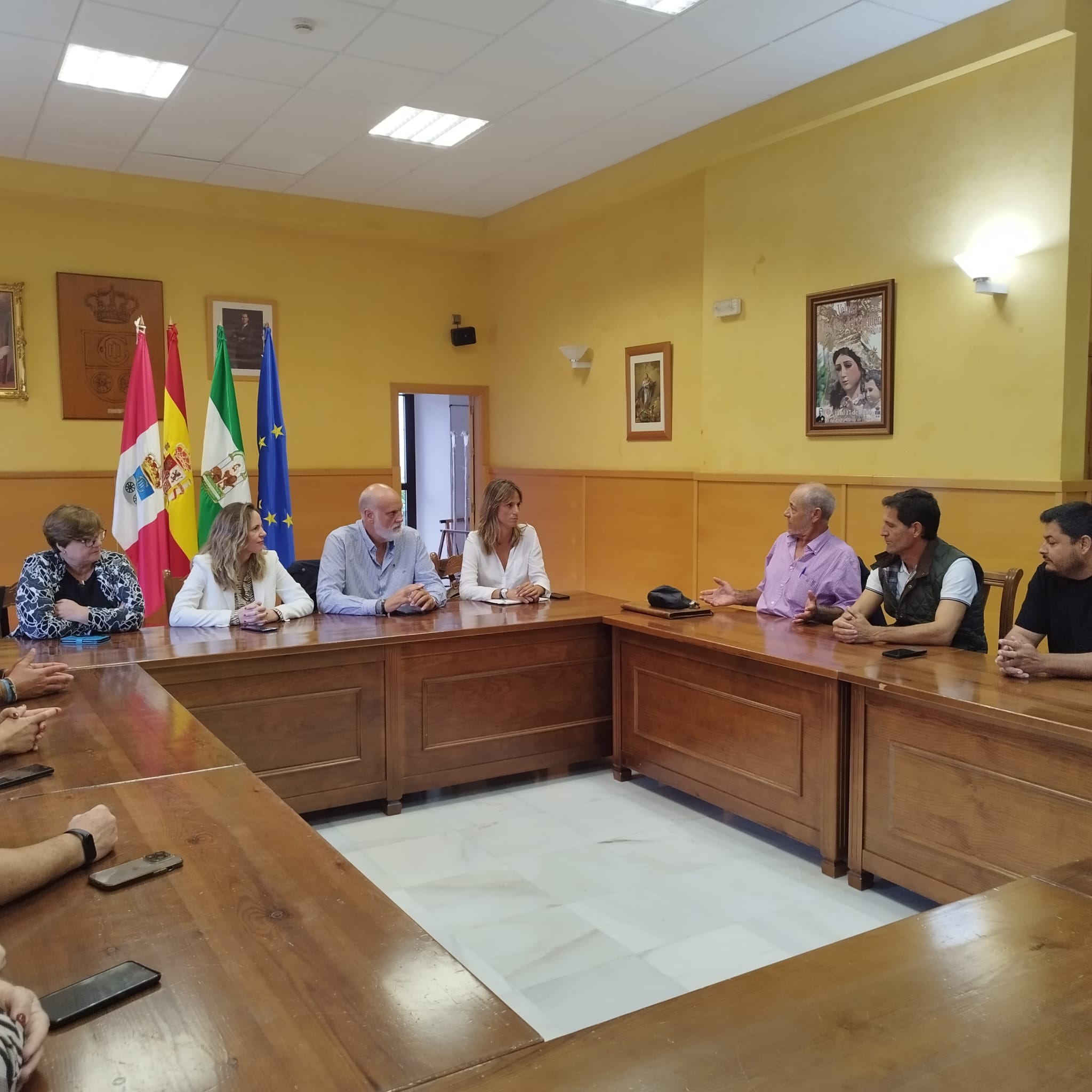 Reunión para buscar vías de colaboración con los apicultores de la provincia ante la expansión del avispón oriental en Cádiz