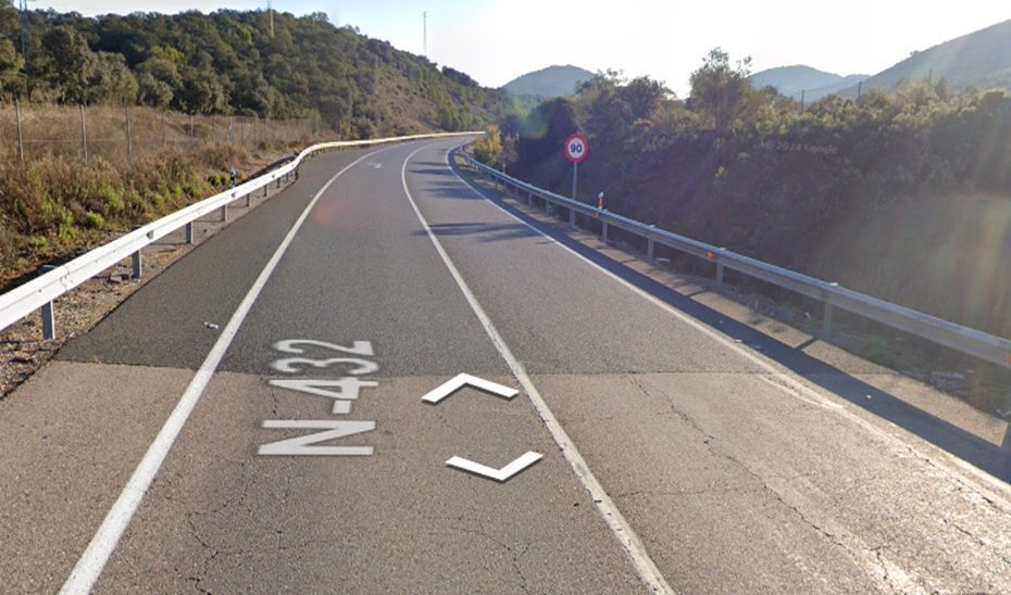Muere un motorista en un accidente de tráfico en Villaharta (Córdoba)
