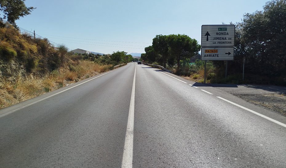 El Gobierno andaluz adjudica los proyectos para el desdoble de ocho kilómetros del eje Málaga-Campillos-Ronda