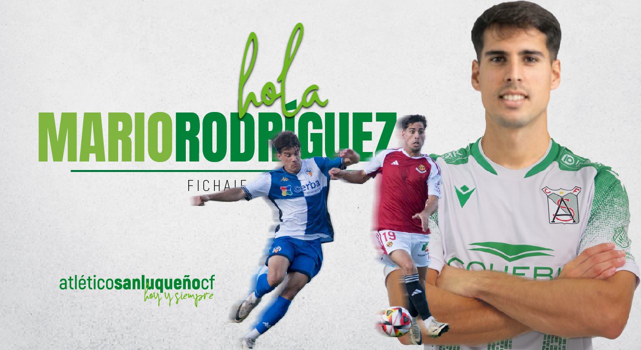 Mario Rodríguez nuevo jugador del Atlético Sanluqueño CF
