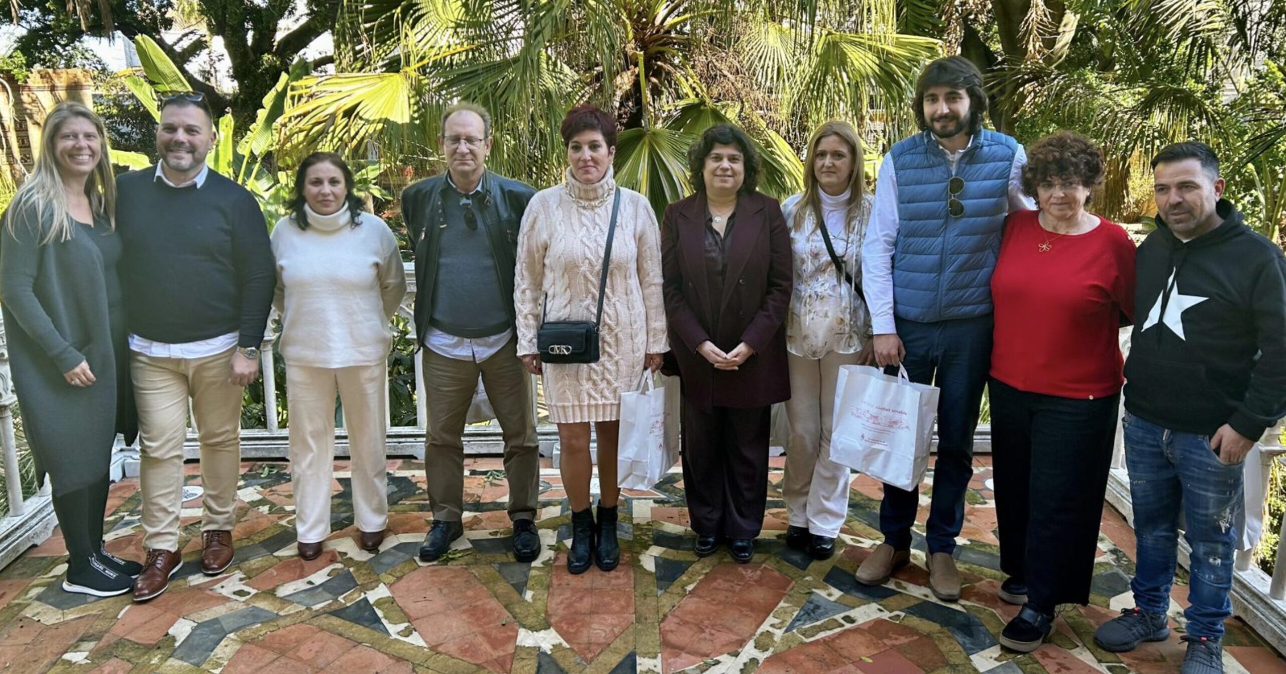 Recibida una representación del municipio valenciano de Loriguilla tras su hermanamiento con Sanlúcar