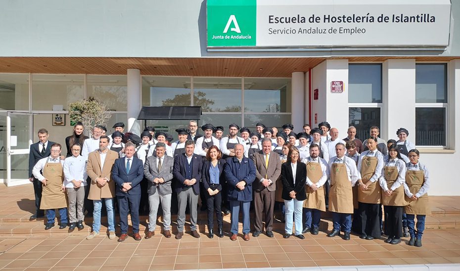 Empleo mejora con 1,7 millones las instalaciones de la Escuela de Hostelería de Islantilla
