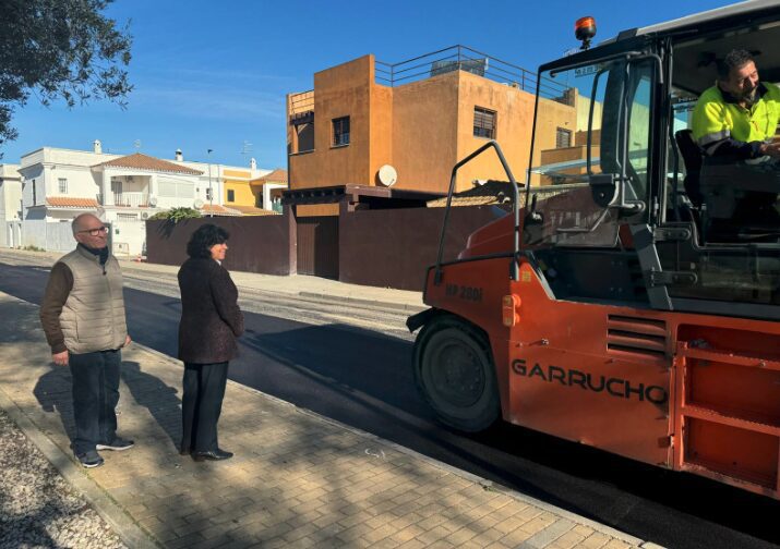 Comienzan las obras de reasfaltado en varias calles de Las Palmeras