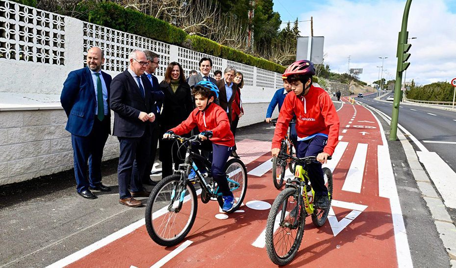 La Junta inaugura el carril bici de acceso a Jaén por la carretera de Córdoba tras 1,2 millones invertidos