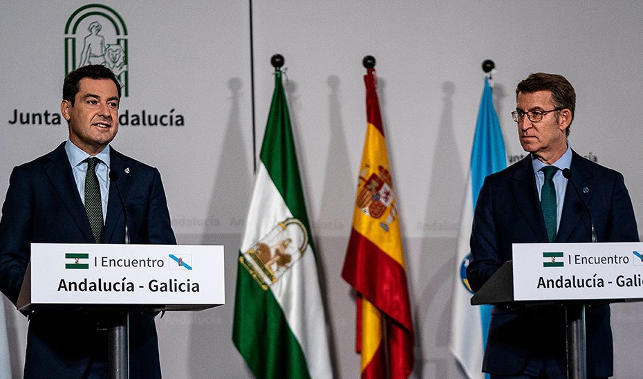 1742120923993JMM_IEncuentroAndaluciaGalicia_Estandar.jpg Moreno se reúne con los presidentes de la Xunta de Galicia y el Gobierno de Aragón la semana próxima