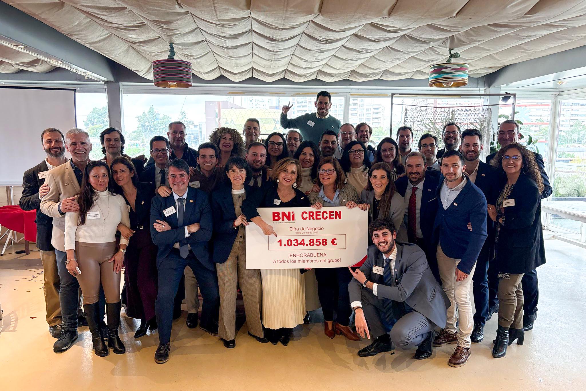 BNI Crecen celebra su lanzamiento oficial en Sevilla tras generar más de un millón de euros en solo cuatro meses
