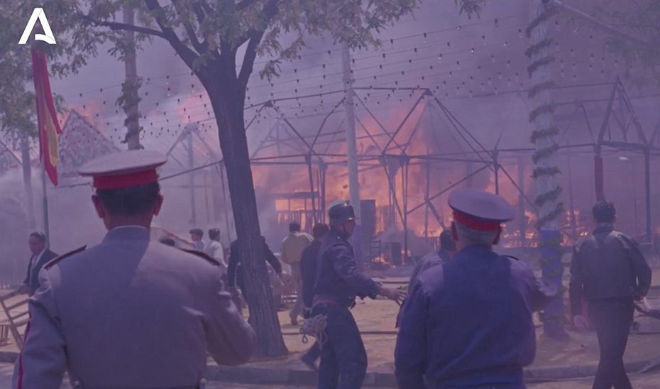 El día en el que la Feria de Sevilla ardió: la Filmoteca recupera las únicas imágenes a color del incendio