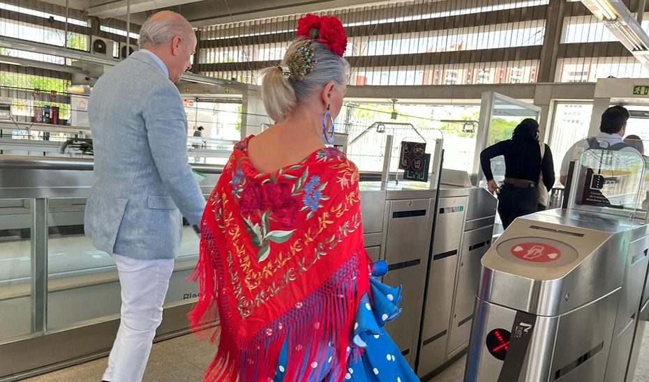 Metro de Sevilla logra un récord histórico en Feria con más de un millón de viajeros transportados
